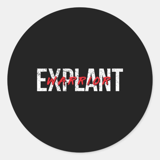 Sticker Rond Sensibilisation à la maladie des implants mammaire (Devant)