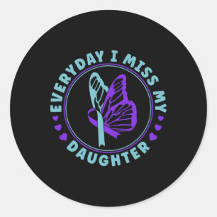 Sticker Rond Sensibilisation À La Prévention Du Suicide Chaque