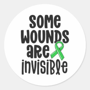 Sticker Rond Sensibilisation à la santé Certaines blessures son