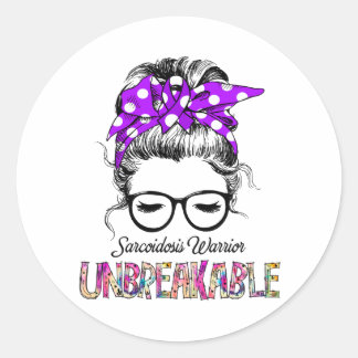 Sticker Rond Sensibilisation à la sarcoïdose Cadeaux de soutien