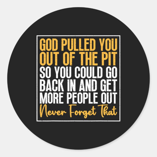 Sticker Rond Sensibilisation À La Toxicomanie Pour Arrêter Les  (Devant)