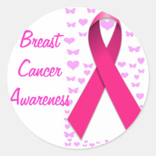 Sticker Rond Sensibilisation au cancer du sein_