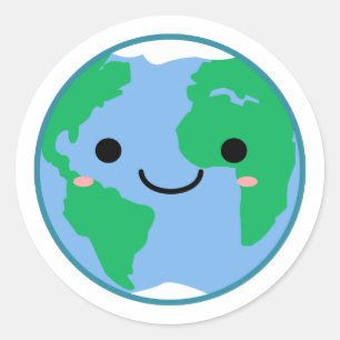 Sticker Rond Sensibilisation au changement climatique de la Ter