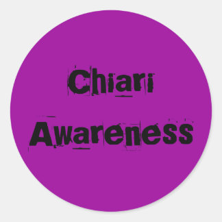 Sticker Rond Sensibilisation au Chiari