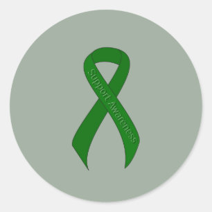 Sticker Rond Sensibilisation au soutien du carbone vert