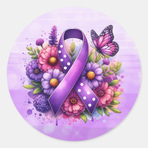Sticker Rond Sensibilisation au syndrome d'activation des cellu