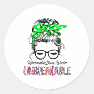 Sticker Rond Sensibilisation aux maladies mitochondriales Souti
