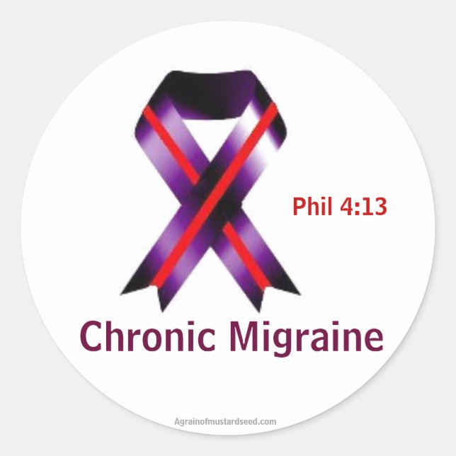 Sticker Rond Sensibilisation aux migrations chroniques (Devant)