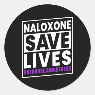 Sticker Rond Sensibilisation aux toxicomanies Addiction à la su