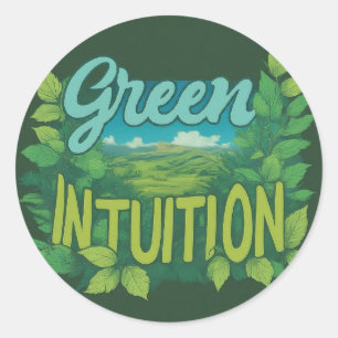 Sticker Rond Sensibilisation de l'environnement