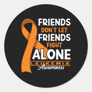 Sticker Rond Sensibilisation Les amis ne laissent pas les amis
