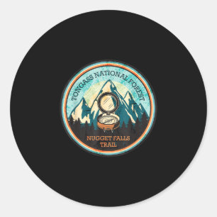 Sticker Rond sentier de Nugget Falls en Alaska