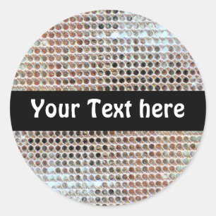 Sticker Rond Séquin personnalisable