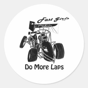 Sticker Rond Série de voitures Sprint Fast Sprint