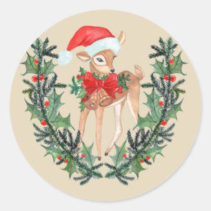 Sticker Rond Serre de couronne murale