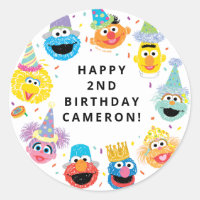 Sesame Street Pals Confetti Anniversaire