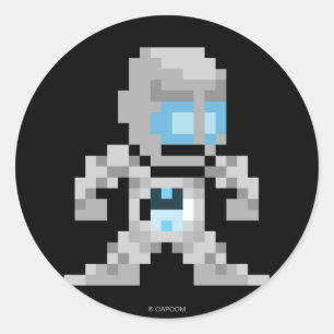 Sticker Rond Seth à 8 bits