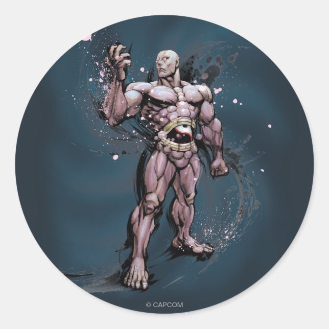 Sticker Rond Seth Standing (Devant)