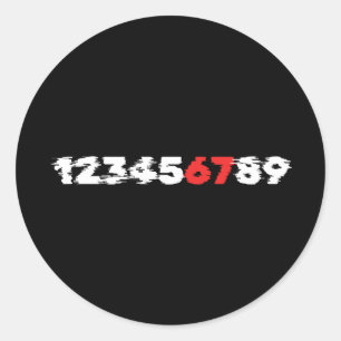 Sticker Rond Seuls les vrais connaissent 67