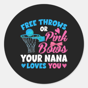 Sticker Rond Sexe Révéler Libre Jeu Ou Vaches Roses Nana Aime