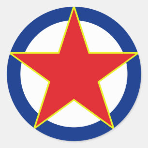 Sticker Rond SFRJ RV i PVO