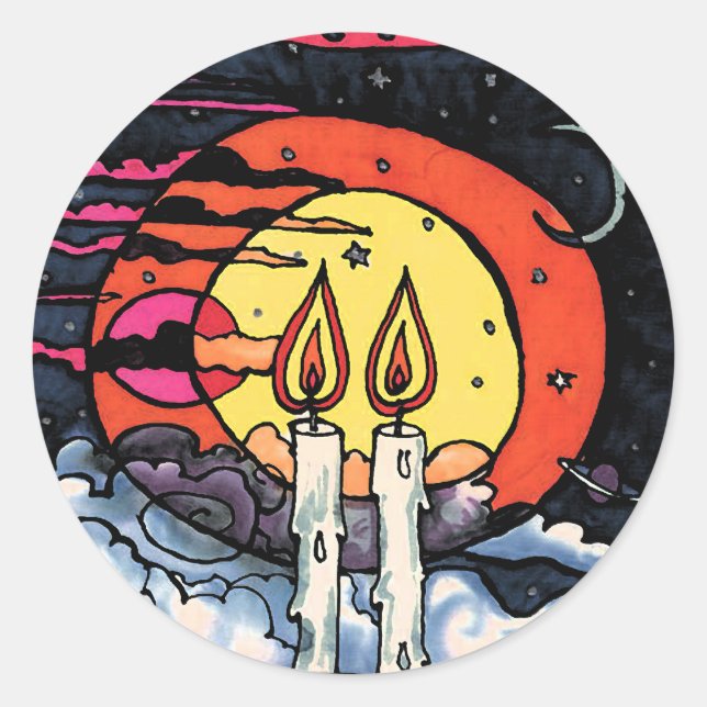 Sticker Rond Shabbat (Devant)