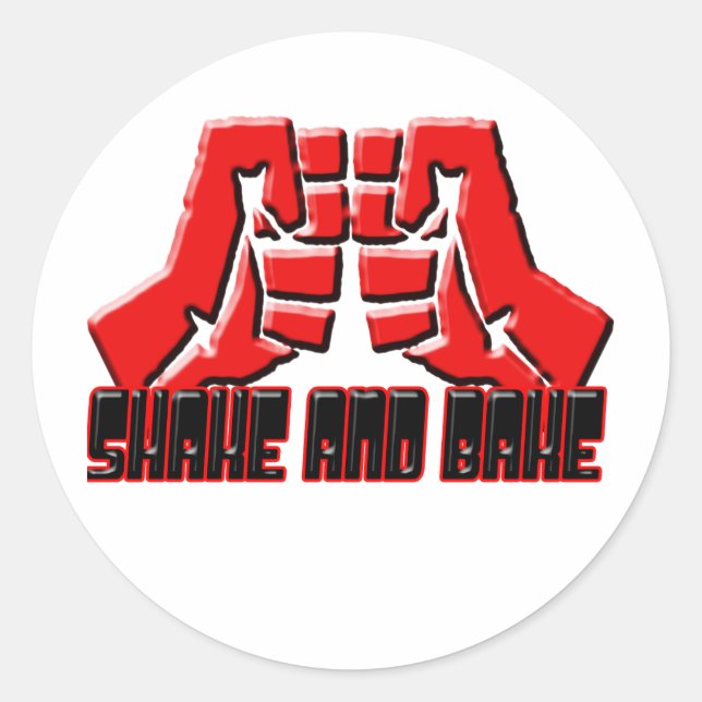 STICKER ROND SHAKE ET BAKE (Devant)