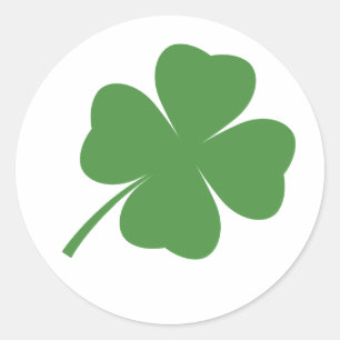 Sticker Rond Shamrock