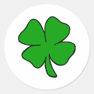 Sticker Rond Shamrock