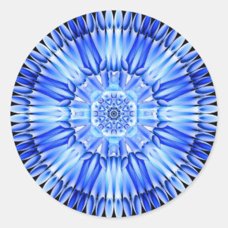 Sticker Rond Share De Glace Mandala