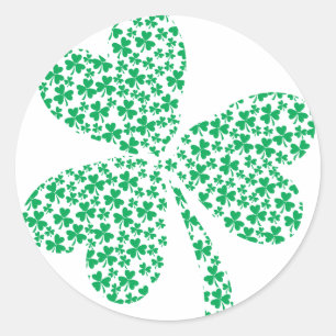 Sticker Rond Sharmocks pour la Saint Patrick's Day