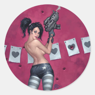 Sticker Rond Sharpshooter