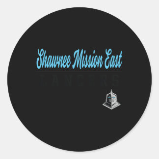 Sticker Rond Shawnee Mission East High School Lancers