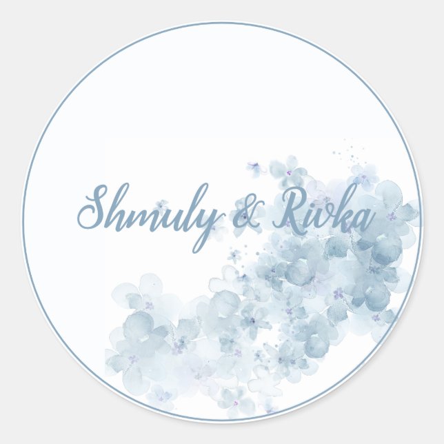 Sticker Rond Sheva Brachot botaniques (Devant)