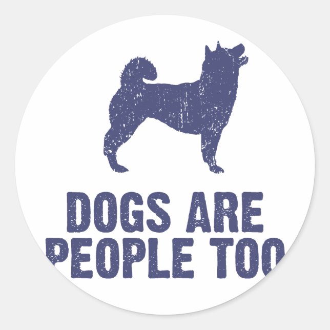 Sticker Rond Shiba Inu (Devant)