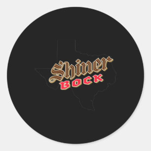 Sticker Rond Shiner Tx Town Pour Les Boissons