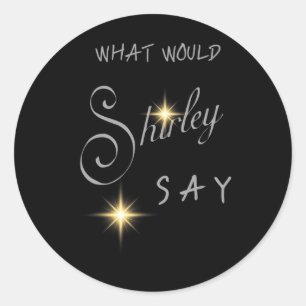 Sticker Rond Shirley Ballas Juge Strictement Ce Que Serait Shir