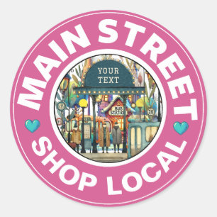STICKER ROND SHOP LOCAL