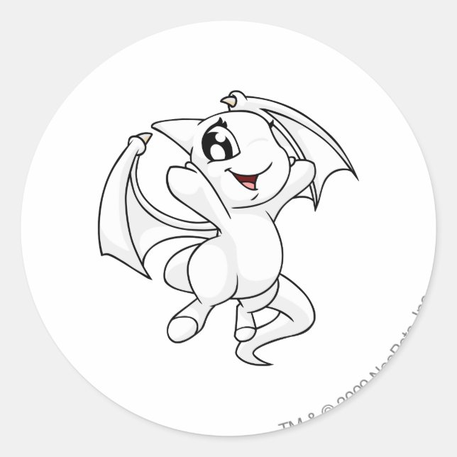 Sticker Rond Shoyru White (Devant)