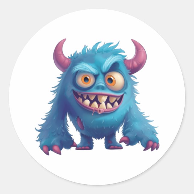 Sticker Rond Shrek the smasher (Devant)