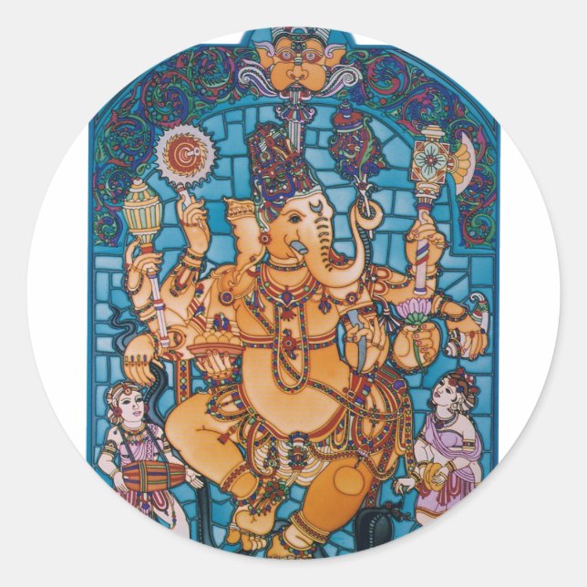 Sticker Rond Shri Ganesh (Devant)
