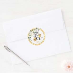 Sticker Rond Si doux d'être un 1er anniversaire
