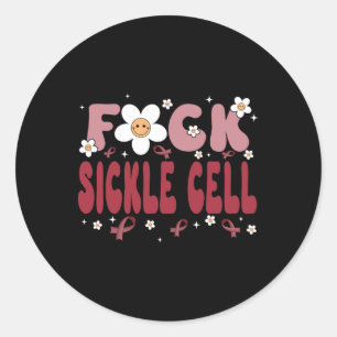 Sticker Rond Sickle Cell Sickle Cell Sensibilisation Super Amus