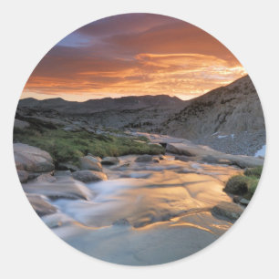 Sticker Rond Sierra Wave over Yosemite