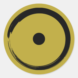Sticker Rond Signe astrologique - Bouddhisme Zen Circle 1