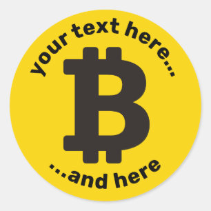 Sticker Rond SIGNE Bitcoin