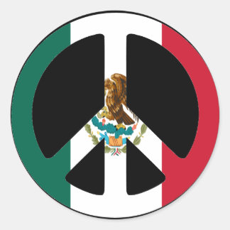 Sticker Rond SIGNE DE LA PAIX Mexique