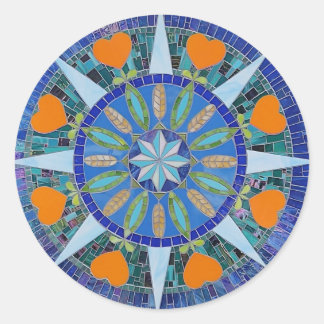 Sticker Rond Signe hexadécimal pour l'abondance