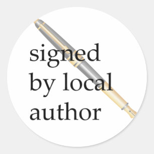 Sticker Rond Signé par l'auteur local