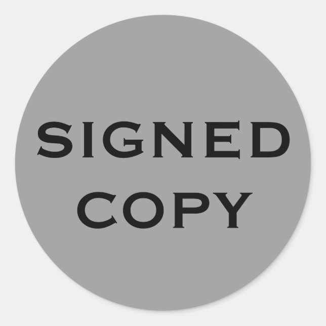 STICKER ROND SIGNEDCOPIE (Devant)